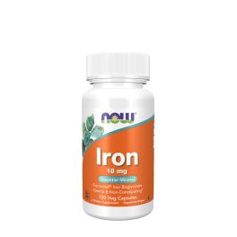 Now Foods Iron 18 mg Iron Bisglycinate (120 Veg Capsules)