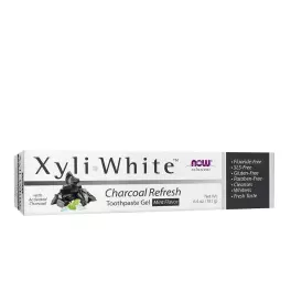   Now Foods XyliWhite Charcoal Refresh Toothpaste Gel (181 g, Mint)