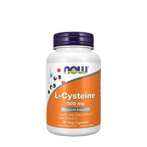 Now Foods L-Cysteine 500 mg  (90 Veg Capsules)