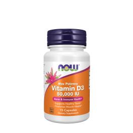 Now Foods Vitamin D-3 50,000 IU  (15 Capsules)