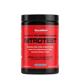   MuscleMeds Nitrotest - 2 in 1 Pre-Workout + Test Booster (474 g, Blue Raspberry)