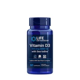 Life Extension Vitamin D3 with Sea-Iodine™ (60 Capsules)