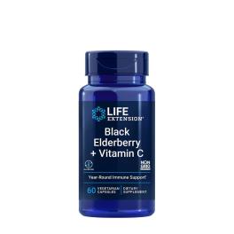   Life Extension Black Elderberry + Vitamin C (60 Veg Capsules)