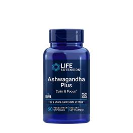   Life Extension Ashwagandha Plus Calm & Focus (60 Veg Capsules)