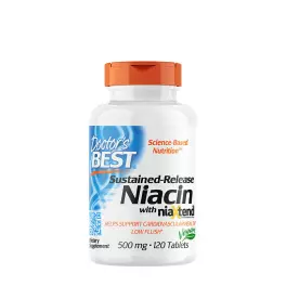   Doctor's Best Time-Release Niacin with Niaxtend 500 mg (120 Tablets)