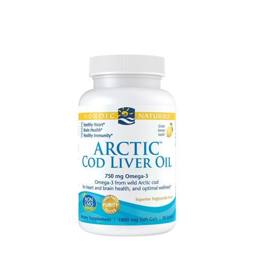 Nordic Naturals Arctic Cod Liver Oil 750 mg (90 Softgels, Lemon)