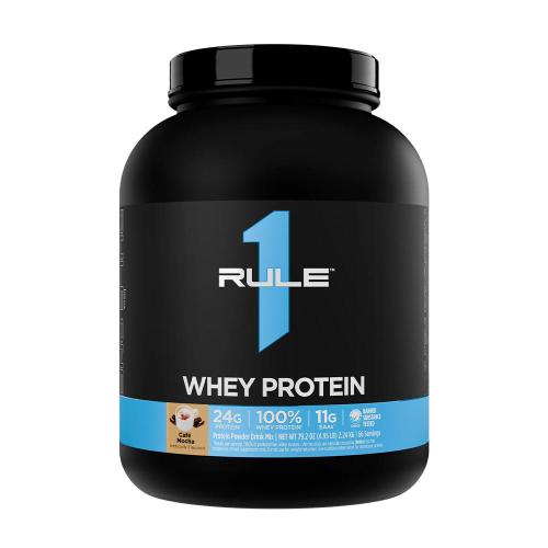 Rule1 Whey Protein (5 lbs, Café Mocha)