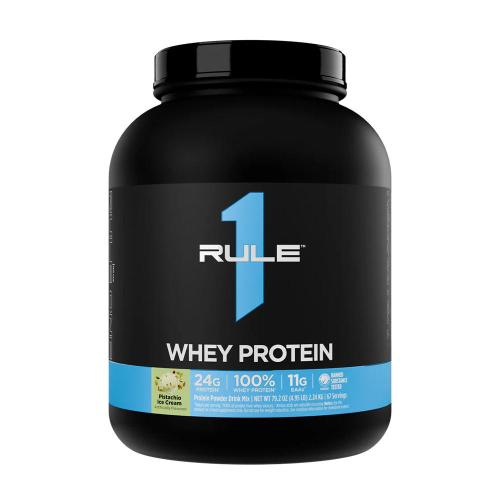 Rule1 Whey Protein (5 lbs, Pistachio Ice Cream)