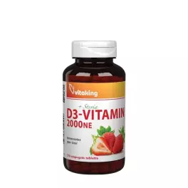 Vitaking Vitamin D3 2000 IU  (210 Lozenges, Strawberry)
