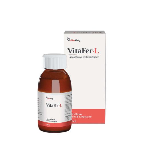 Vitaking VitaFer-L Liposomal Iron Supplement (120 ml, Pineapple)