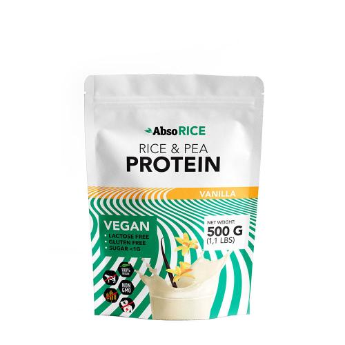AbsoRICE Rice & Pea Protein - Vegan Protein Powder (500 g, Vanilla)