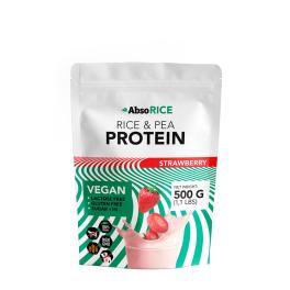   AbsoRICE Rice & Pea Protein - Vegan Protein Powder (500 g, Strawberry)