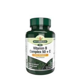 Natures Aid B-50 Complex + C (30 Tablets)