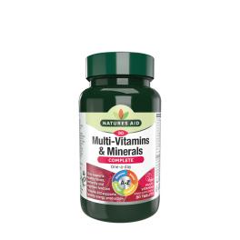 Natures Aid Complete Multi-Vitamins & Minerals (90 Tablets)