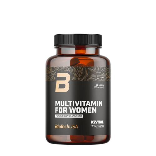 BioTechUSA Multivitamin For Women from Organic Sources (60 Tablets)