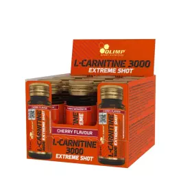   Olimp Sport L-Carnitine 3000 Extreme Shot Glass (9 x 25 ml, Cherry)