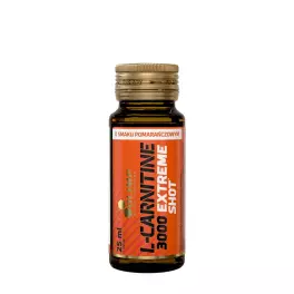   Olimp Sport L-Carnitine 3000 Extreme Shot Glass (25 ml, Orange)