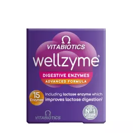   Vitabiotics Wellzyme Digestive Enzymes Advanced Formula  (60 Capsules)