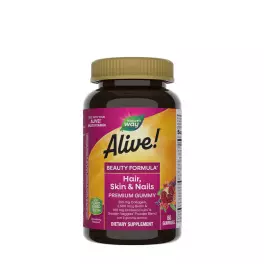   Nature's Way Alive!® Hair, Skin & Nails Gummies (60 Gummies, Strawberry)