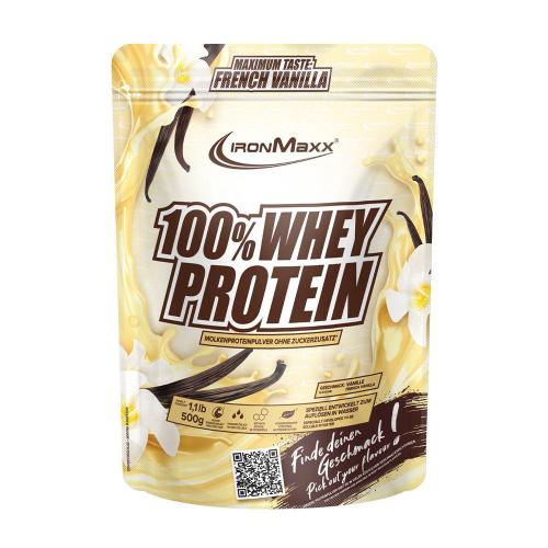 Ironmaxx 100% Whey Protein (500 g, French Vanilla)