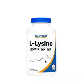 Nutricost L-Lysine Tablets (120 Tablets)