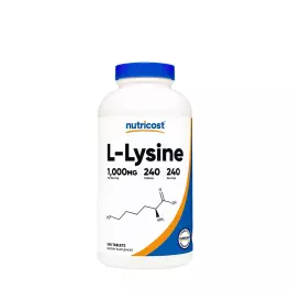 Nutricost L-Lysine Tablets (240 Tablets)