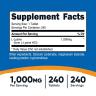 Nutricost L-Lysine Tablets (240 Tablets)