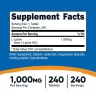 Nutricost L-Lysine Tablets (240 Tablets)