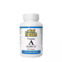 Natural Factors Vitamin A 10,000 IU (90 Softgels)