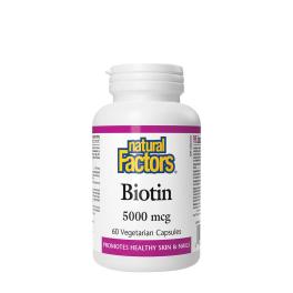 Natural Factors Biotin 5000 mcg (60 Veggie Capsules)