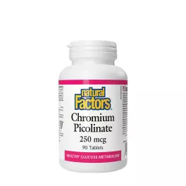 Natural Factors Chromium Picolinate 250 mcg (90 Tablets)
