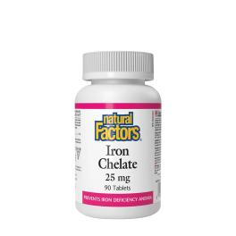 Natural Factors Iron Chelate 25 mg (90 Tablets)