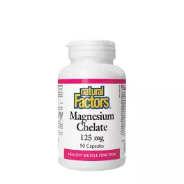 Natural Factors Magnesium Chelate 125 mg (90 Capsules)