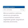 Natural Factors Zinc Citrate 15 mg (90 Tablets)