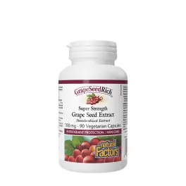   Natural Factors Super Strength Grape Seed Extract 100 mg (90 Capsules)