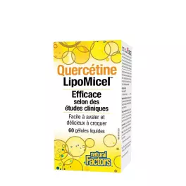 Natural Factors Quercetin LipoMicel 250 mg (60 Softgels)