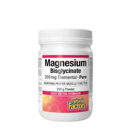Natural Factors Magnesium Bisglycinate Pure 200 mg  (290 g)