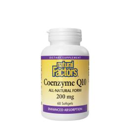 Natural Factors Coenzyme Q10 100 % Natural  (60 Softgels)