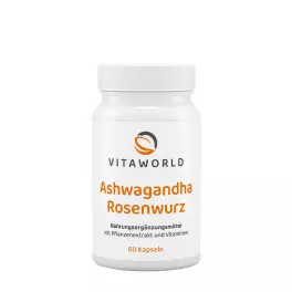 Vitaworld Ashwagandha Rose Root Complex (60 Caps)