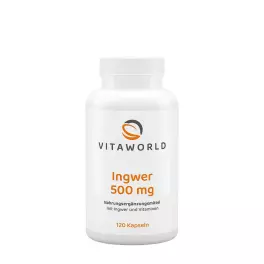 Vitaworld Ginger 500 mg (120 Capsules)