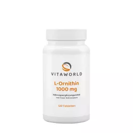 Vitaworld Ornithine 1000 mg (120 Tablets)