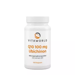 Vitaworld Q10 100 mg Ubichinon (100 Capsules)
