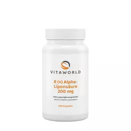 Vitaworld R (+) Alpha Lipoic Acid 200 mg (100 Capsules)
