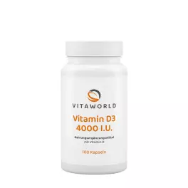 Vitaworld Vitamin D3 4000 IU (100 Capsules)