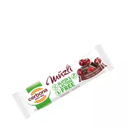 Cerbona Gluten Free Chocolate-Sour Cherry Muesli Bar (35 g)