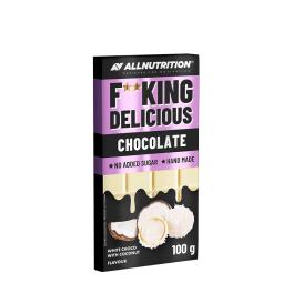  ALLNUTRITION Fitking Delicious Chocolate (100 g, White Chocolate Coconut)