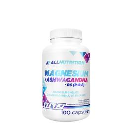   ALLNUTRITION Magnesium + Ashwagandha + Vitamin B6 (P-5-P) (100 Capsules)