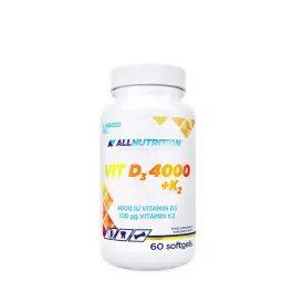 ALLNUTRITION D3 4000 + K2  (60 Softgels)