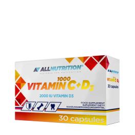 ALLNUTRITION Vitamin C 1000 + D3  (30 Capsules)