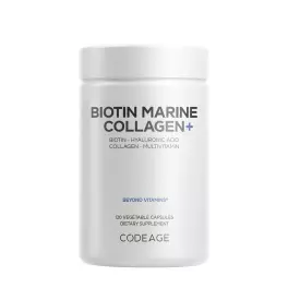 Codeage Biotin Marine Collagen  (120 Veg Capsules)